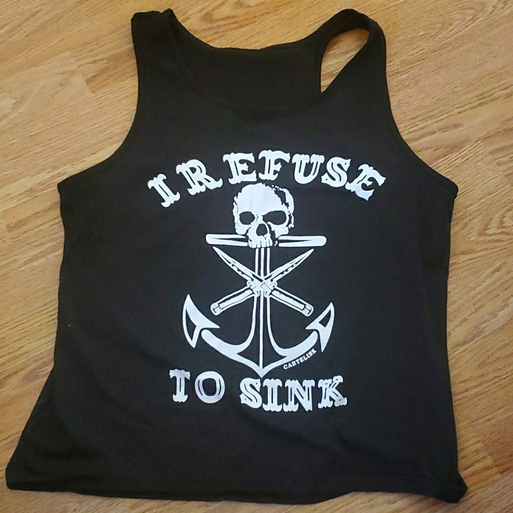 I refuse to sink tank top